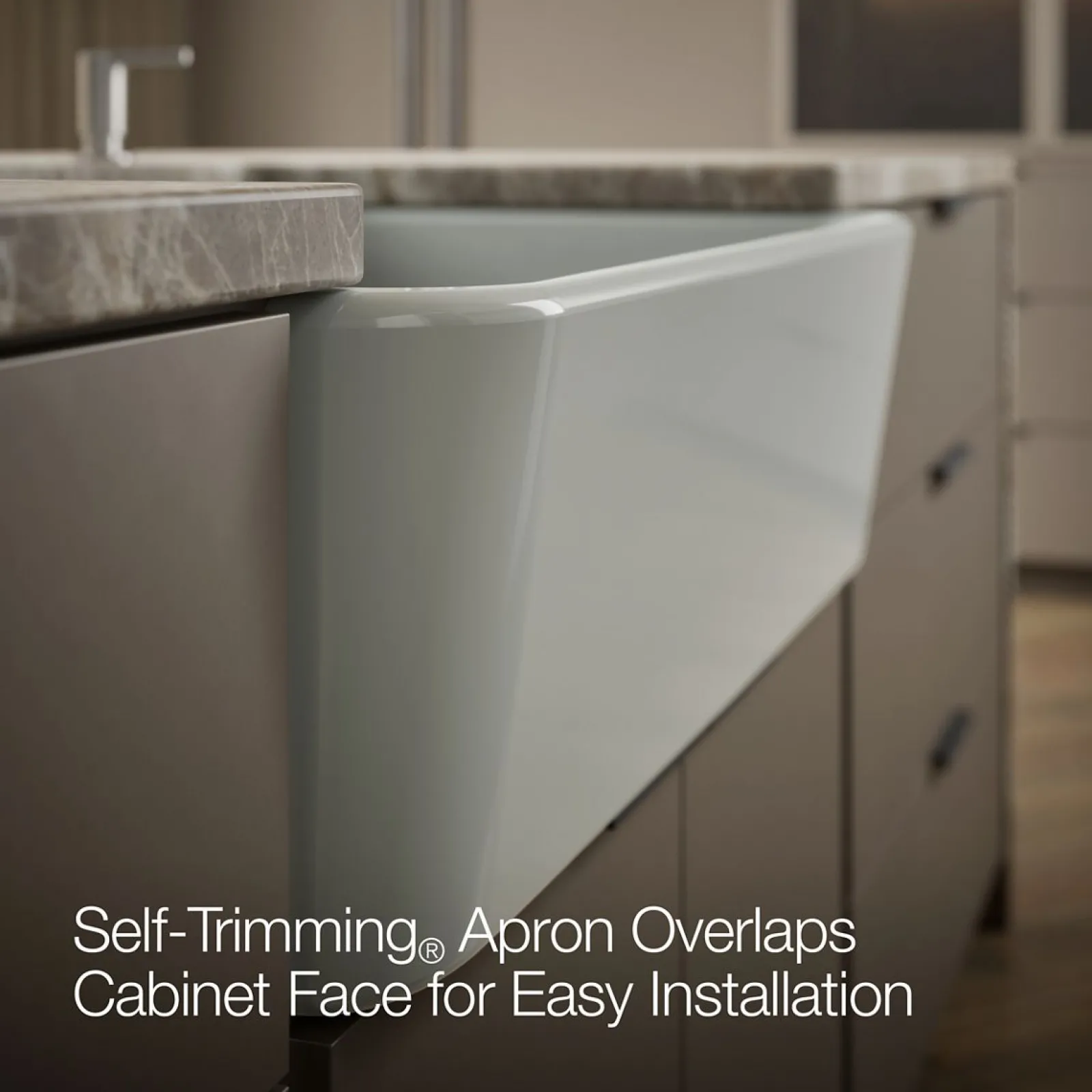 34" undermount single-bowl farmhouse kitchen sink^Kohler Clearance