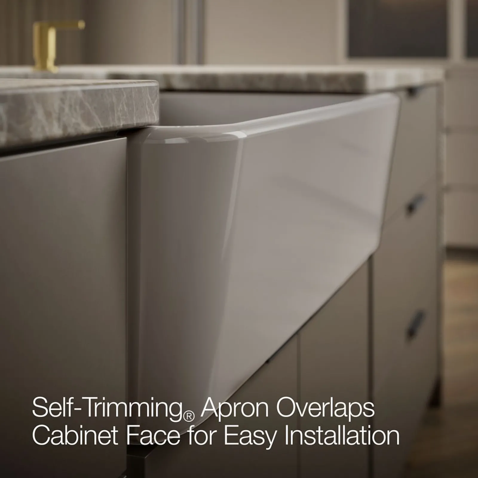 34" undermount single-bowl farmhouse kitchen sink^Kohler Clearance
