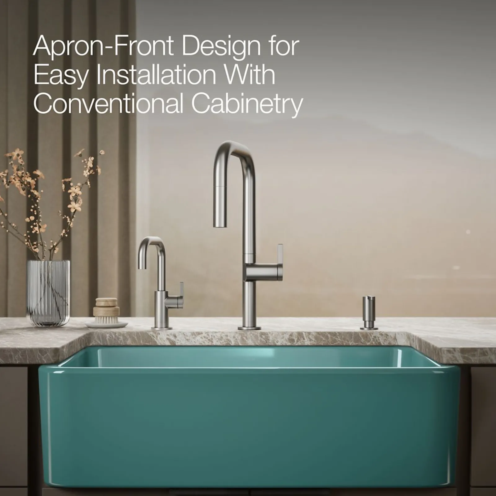 34" undermount single-bowl farmhouse kitchen sink^Kohler Clearance