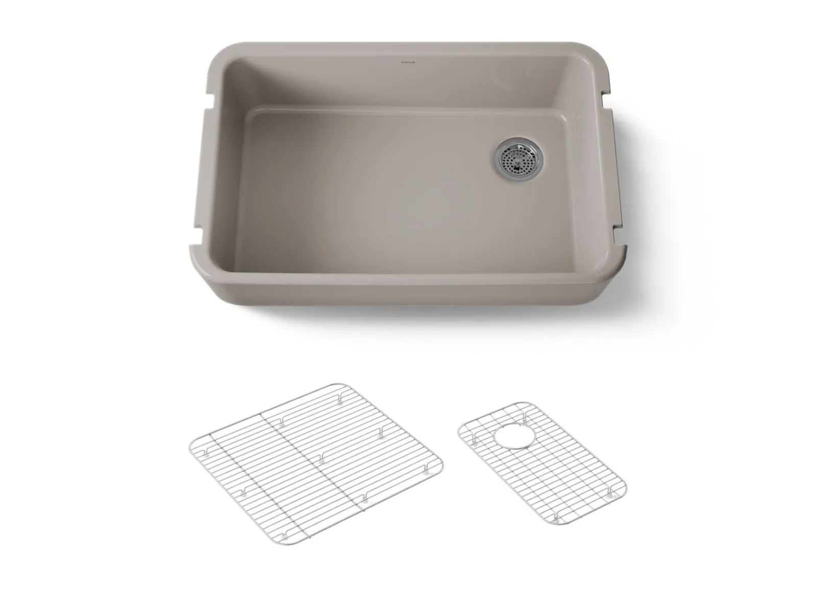34" undermount single-bowl farmhouse kitchen sink^Kohler Clearance