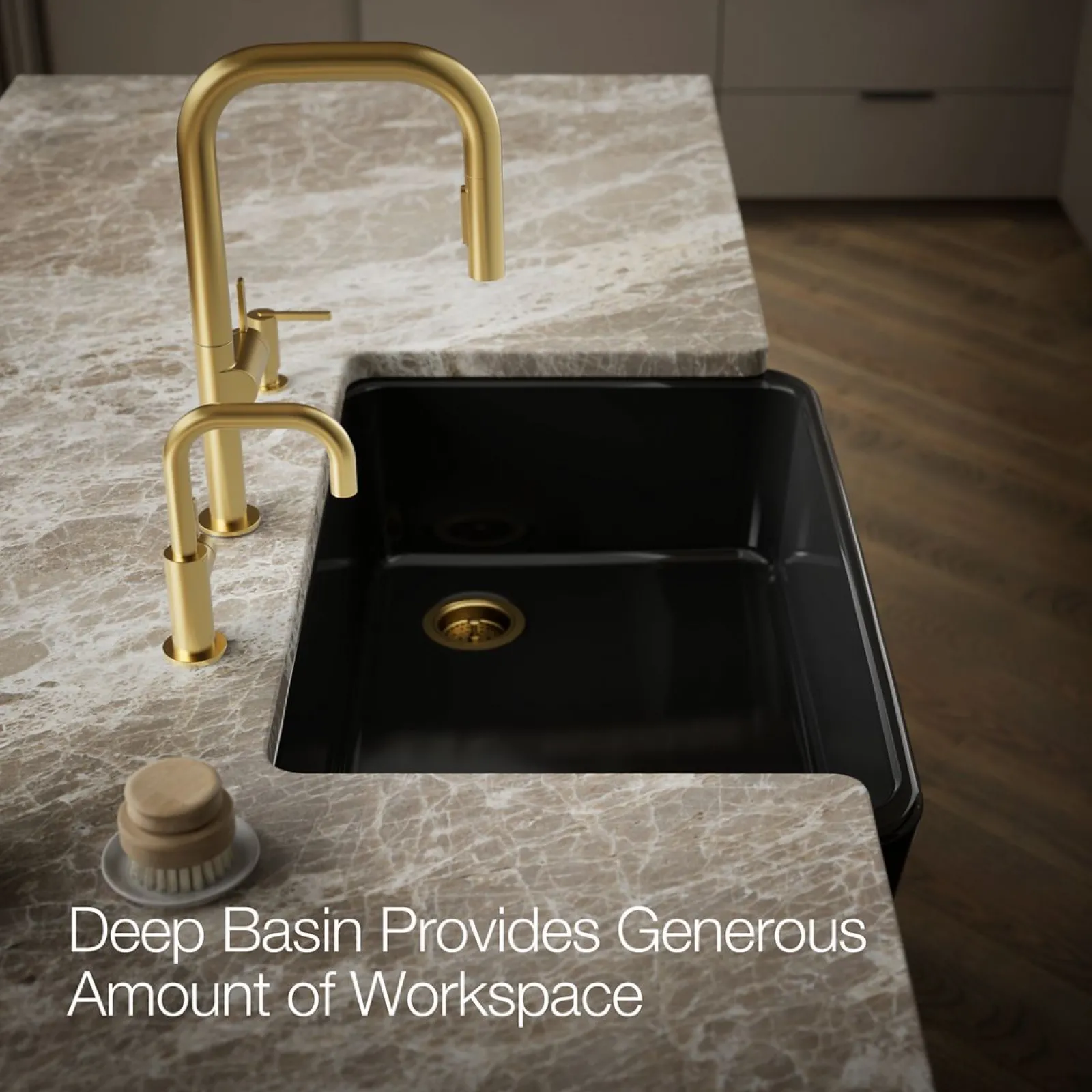 34" undermount single-bowl farmhouse kitchen sink^Kohler Clearance