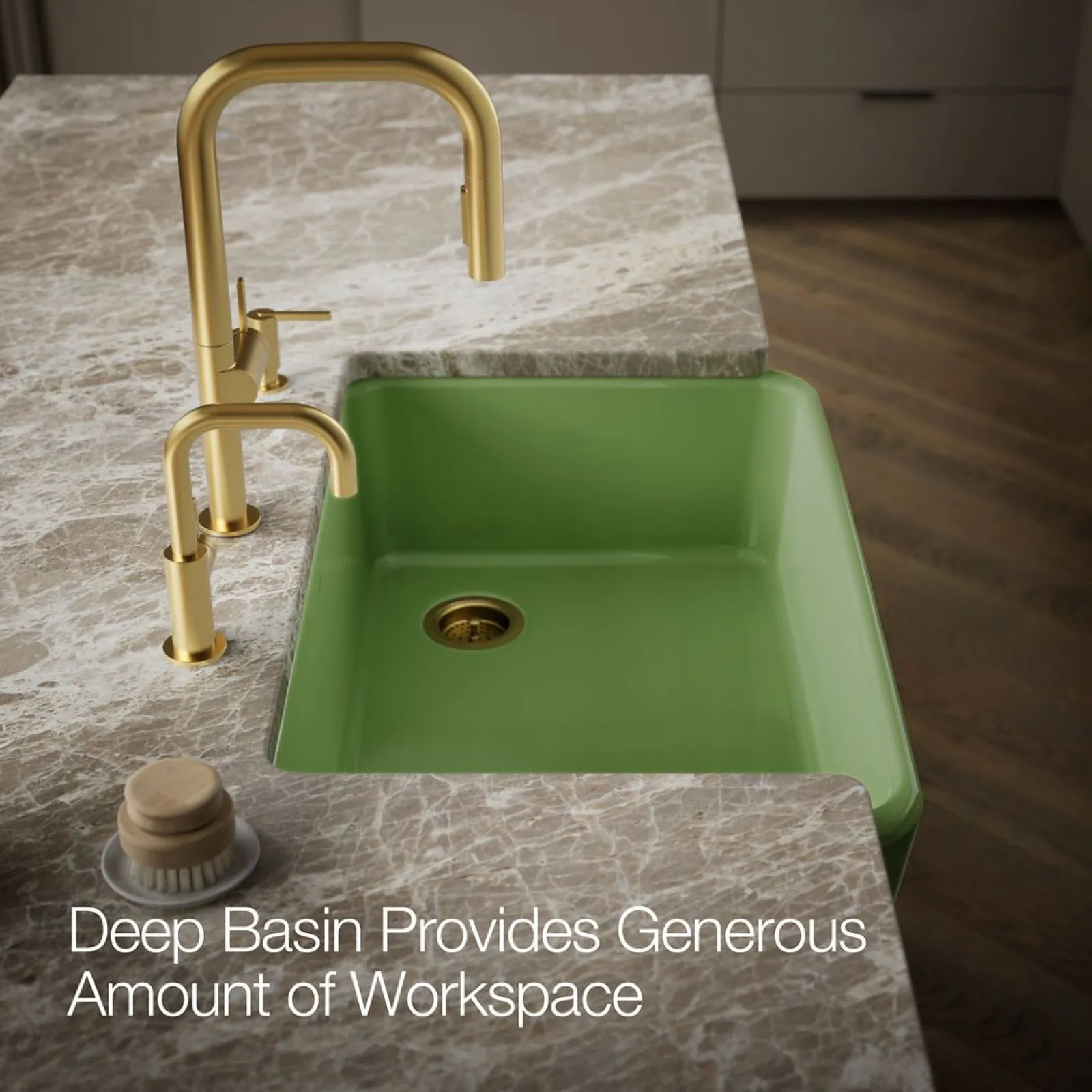 34" undermount single-bowl farmhouse kitchen sink^Kohler Clearance