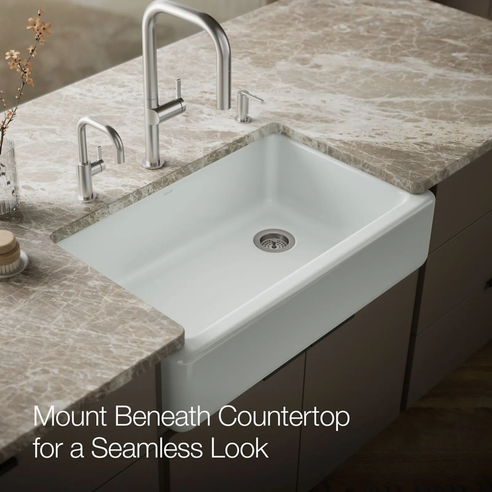 35-3/4" undermount single-bowl farmhouse kitchen sink^Kohler Sale