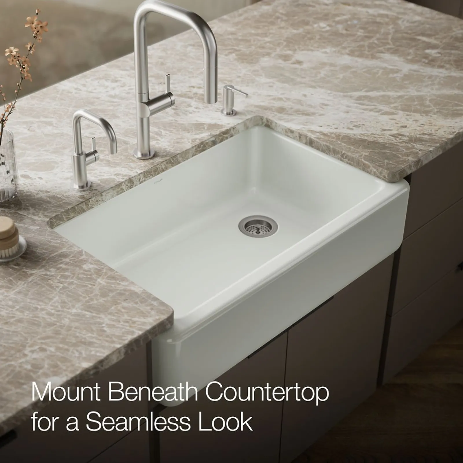 35-3/4" undermount single-bowl farmhouse kitchen sink^Kohler Sale