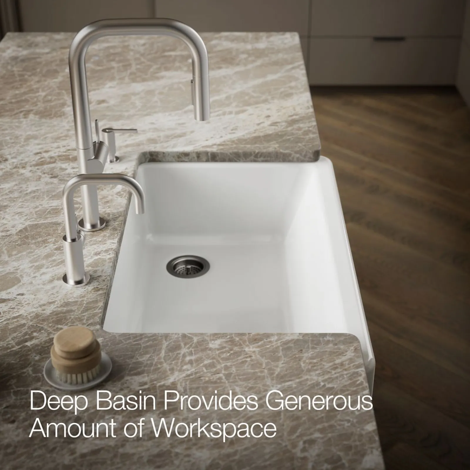 35-3/4" undermount single-bowl farmhouse kitchen sink^Kohler Sale
