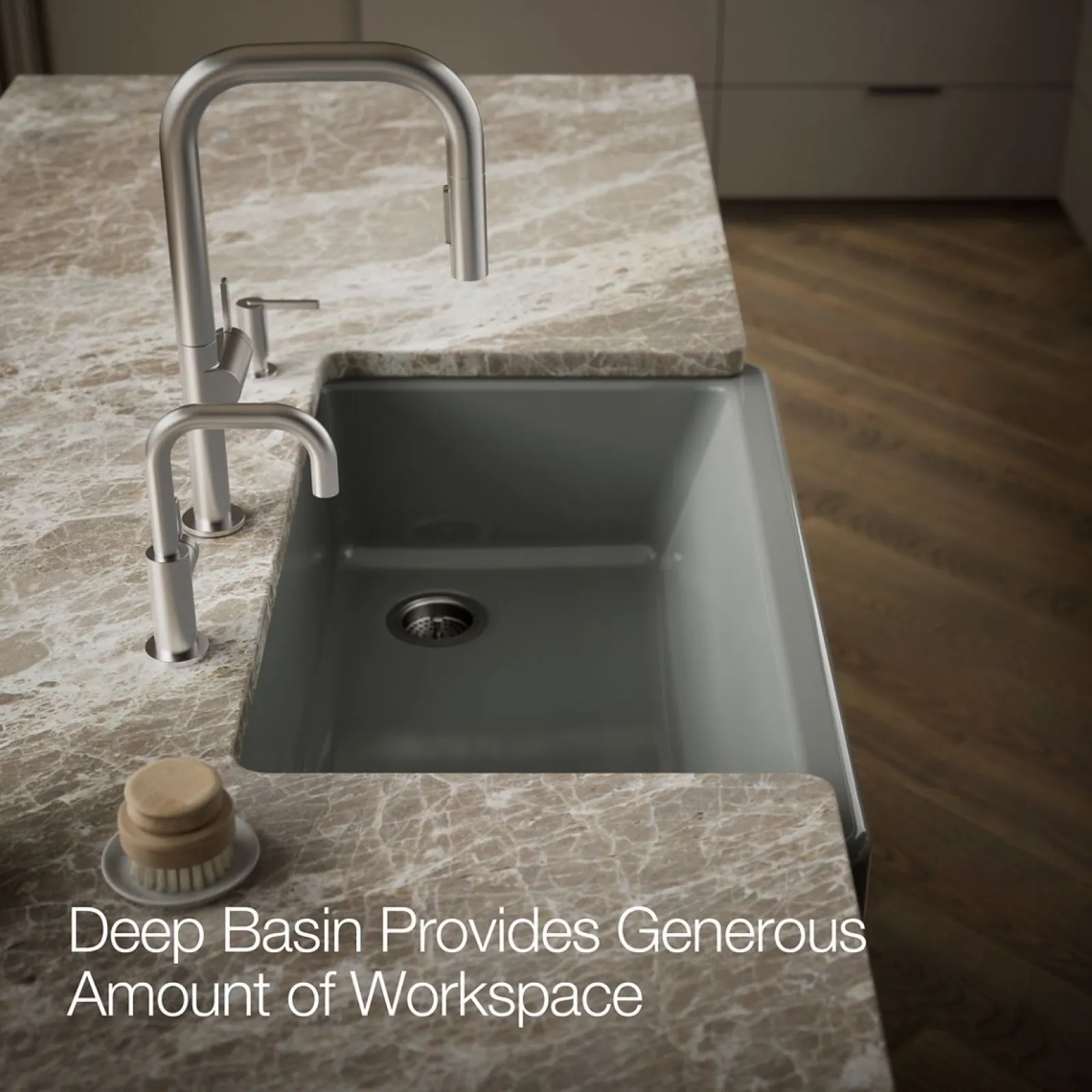 35-3/4" undermount single-bowl farmhouse kitchen sink^Kohler Sale