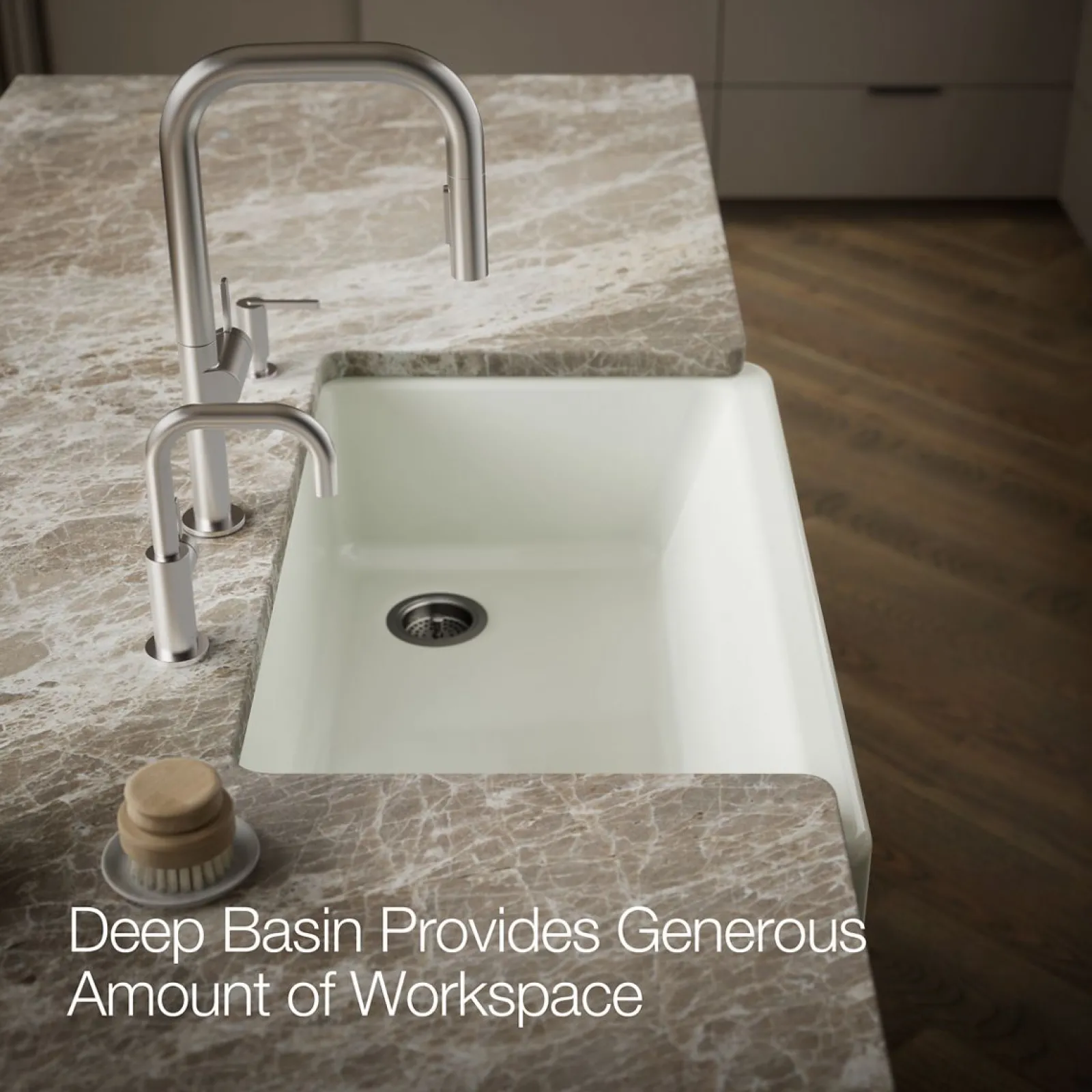 35-3/4" undermount single-bowl farmhouse kitchen sink^Kohler Sale