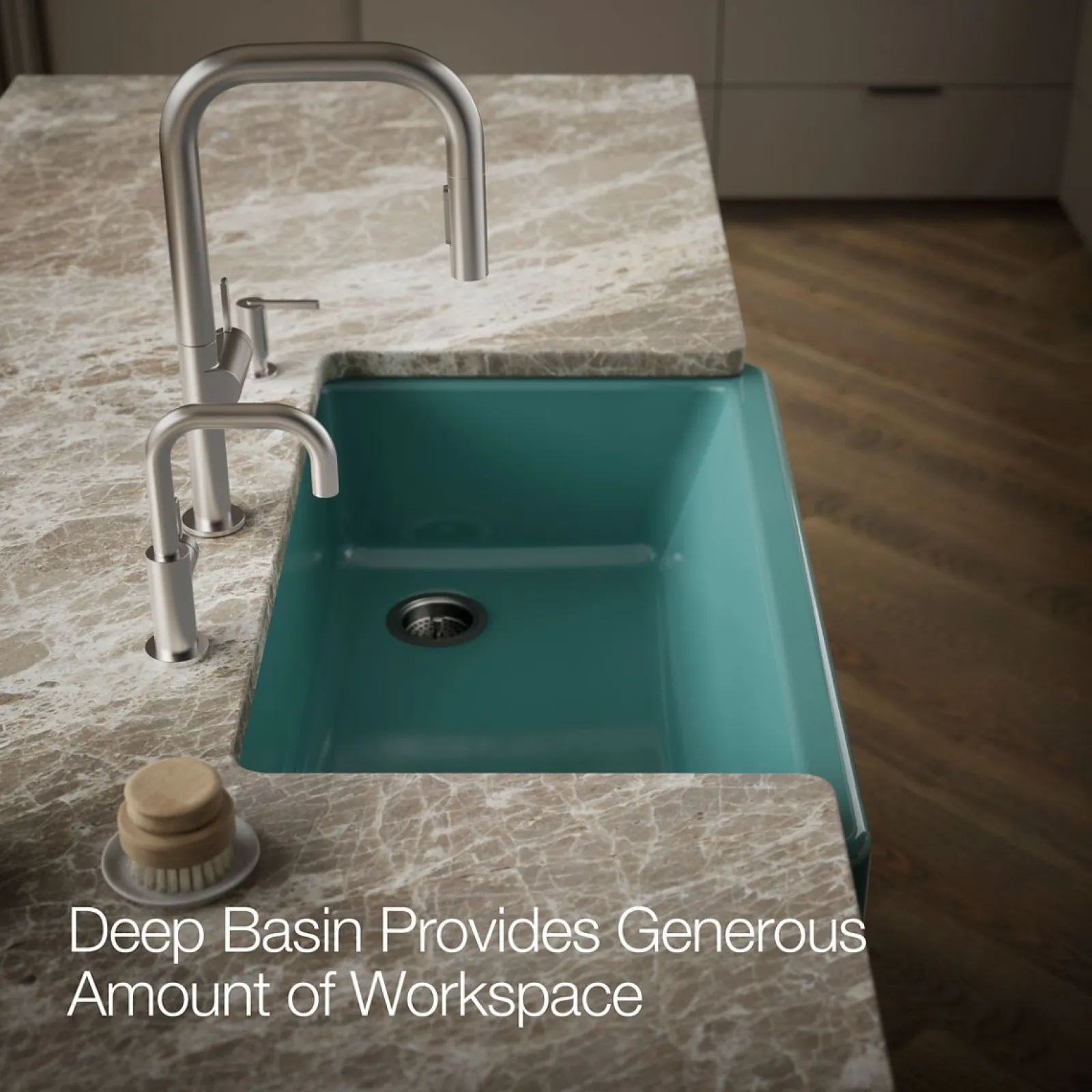 35-3/4" undermount single-bowl farmhouse kitchen sink^Kohler Sale