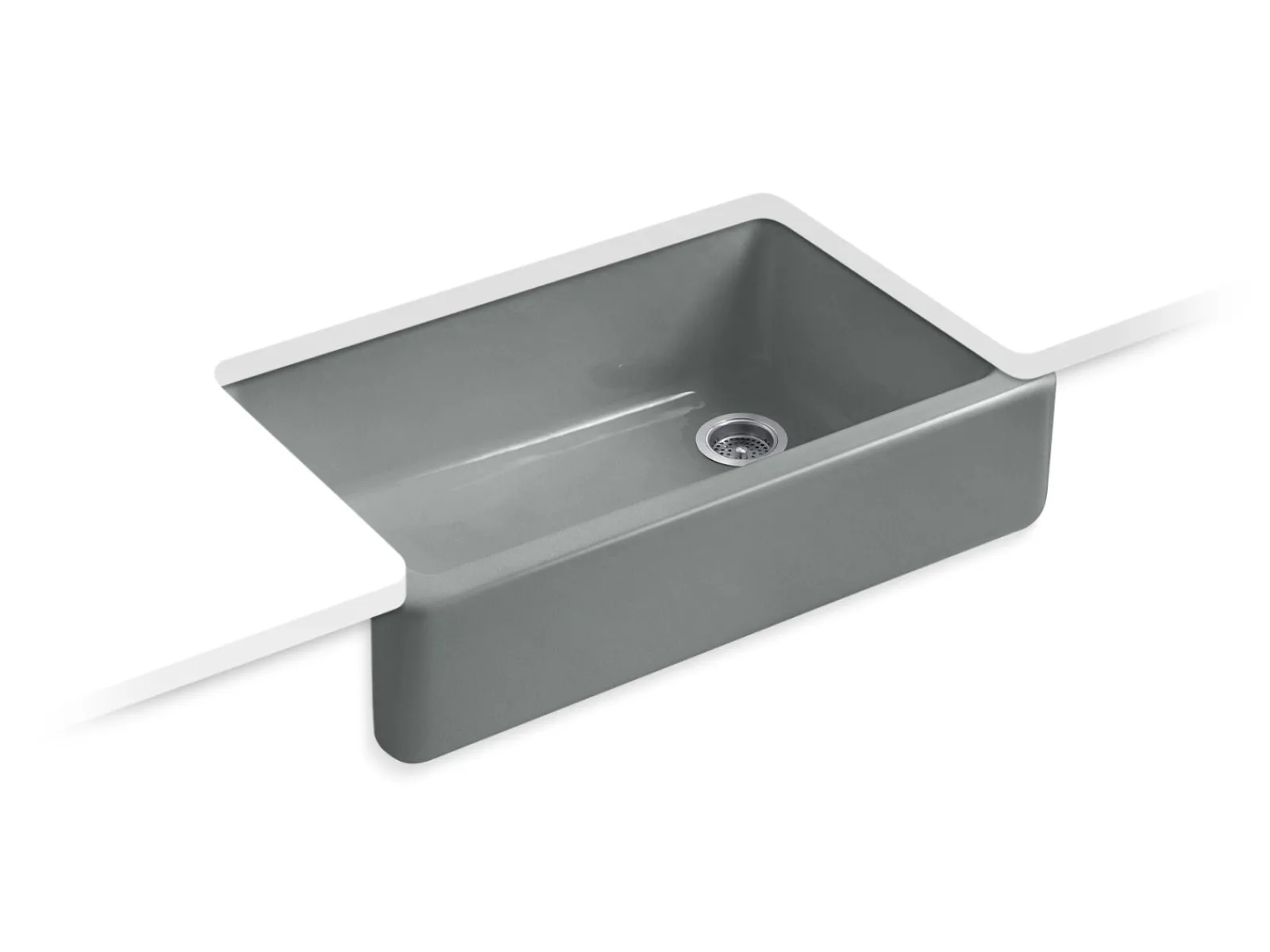 35-3/4" undermount single-bowl farmhouse kitchen sink^Kohler Sale