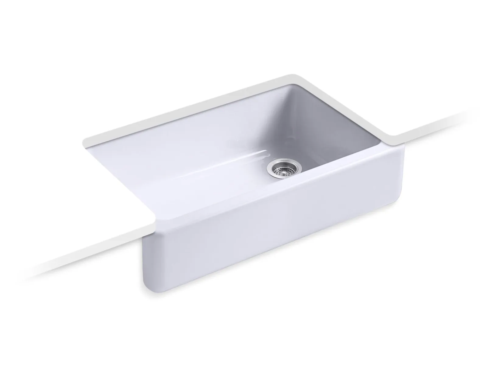 35-3/4" undermount single-bowl farmhouse kitchen sink^Kohler Sale