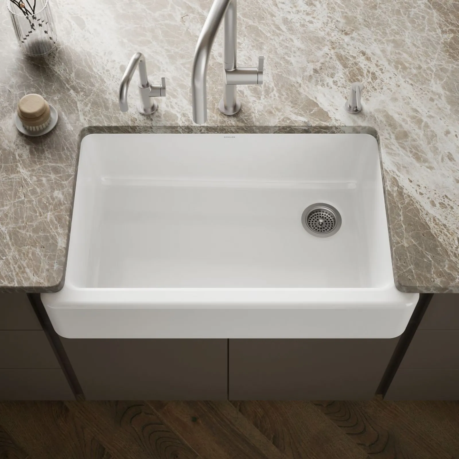 35-3/4" undermount single-bowl farmhouse kitchen sink^Kohler Sale