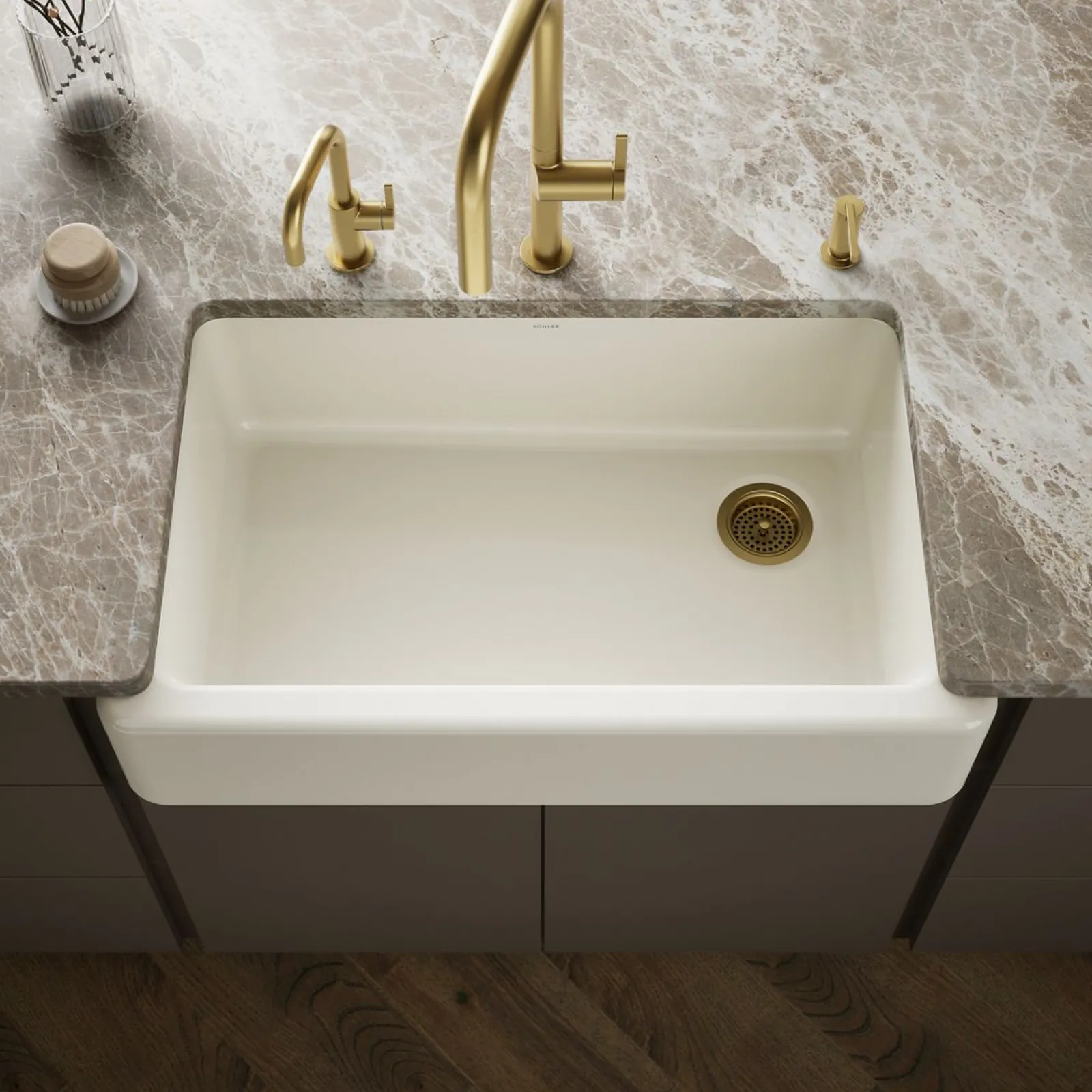 35-3/4" undermount single-bowl farmhouse kitchen sink^Kohler Sale