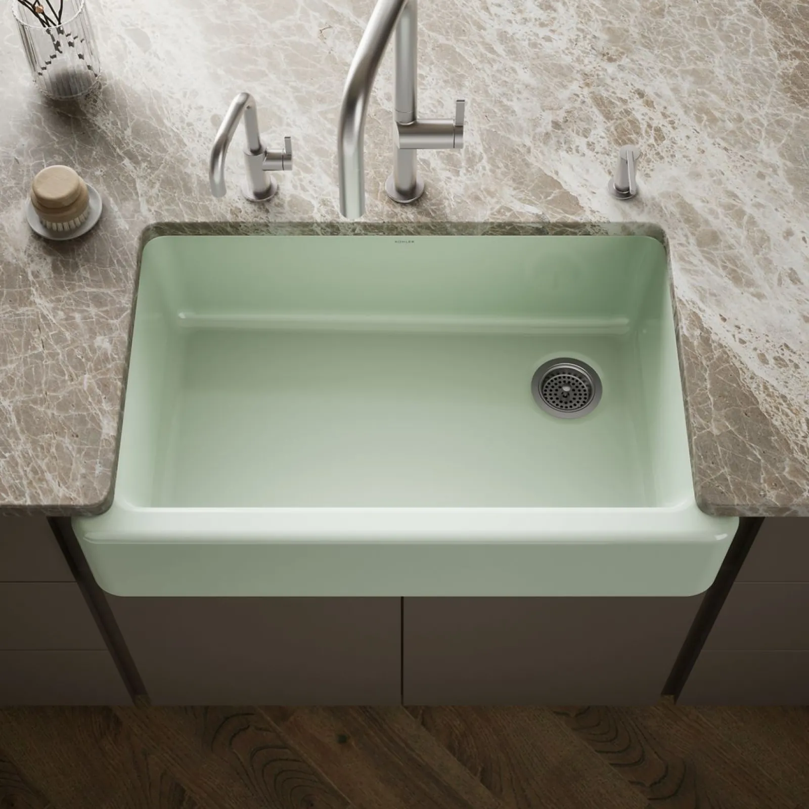 35-3/4" undermount single-bowl farmhouse kitchen sink^Kohler Sale