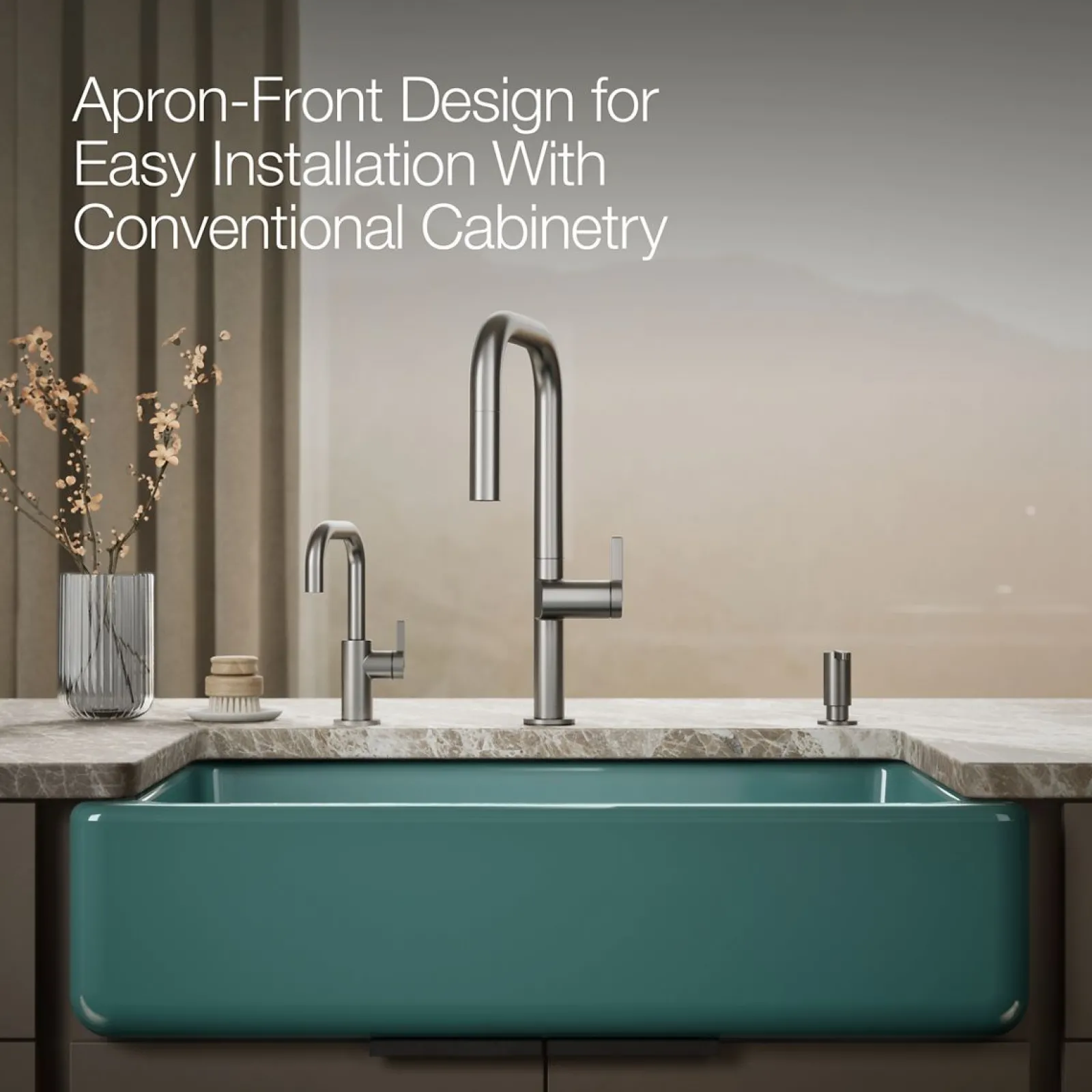35-3/4" undermount single-bowl farmhouse kitchen sink^Kohler Sale