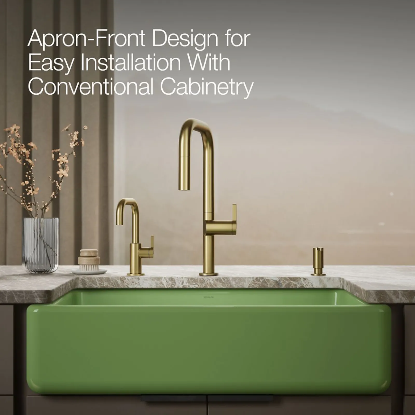 35-3/4" undermount single-bowl farmhouse kitchen sink^Kohler Sale