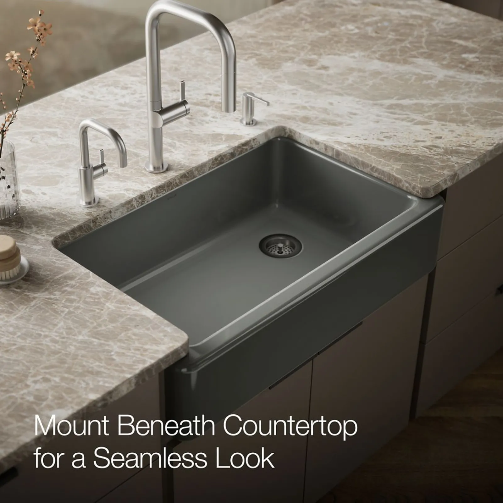 35-3/4" undermount single-bowl farmhouse kitchen sink^Kohler Sale