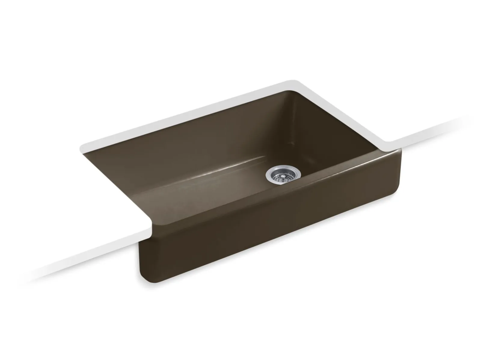35-1/2" undermount single-bowl farmhouse kitchen sink^Kohler Hot