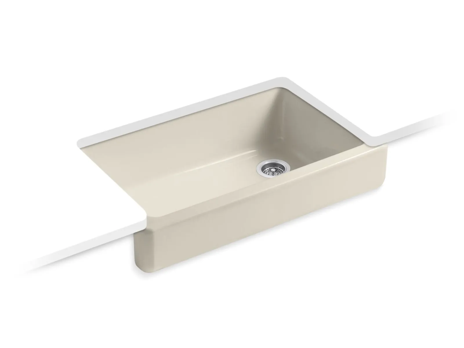 35-1/2" undermount single-bowl farmhouse kitchen sink^Kohler Hot