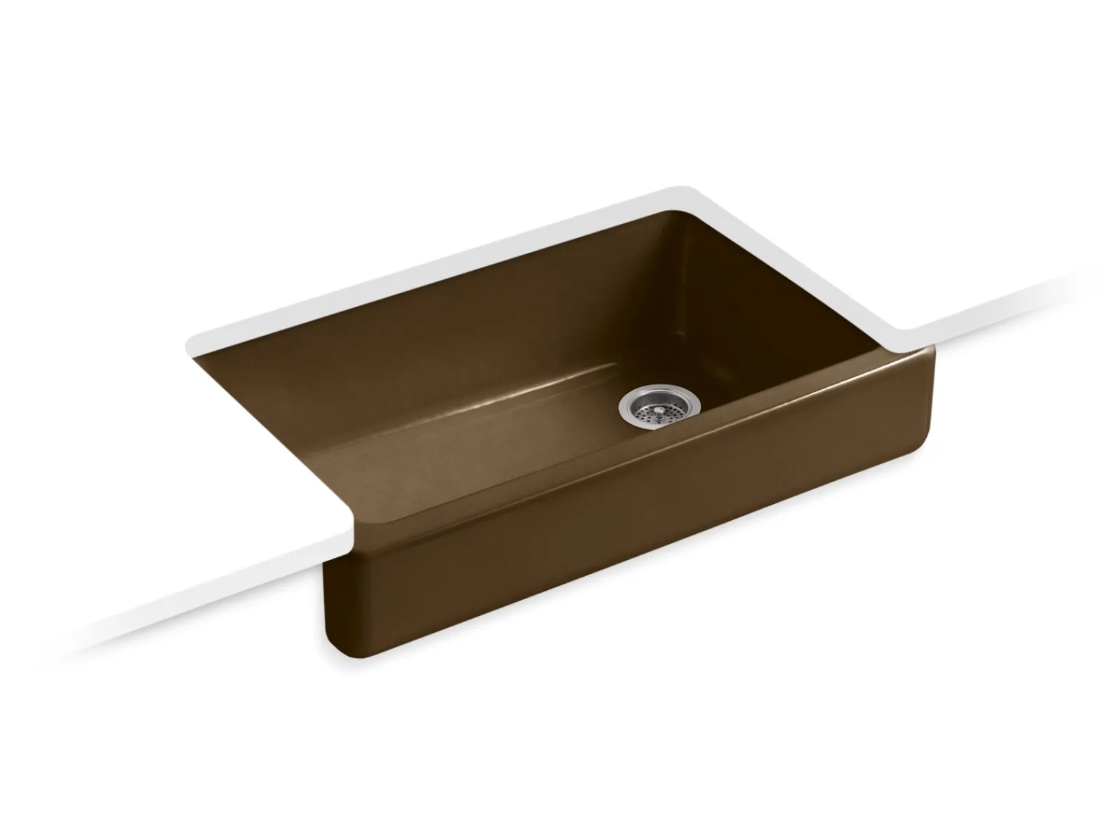 35-1/2" undermount single-bowl farmhouse kitchen sink^Kohler Hot
