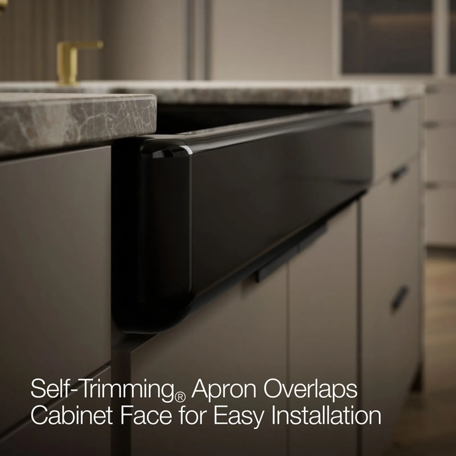 35-1/2" undermount single-bowl farmhouse kitchen sink^Kohler Hot