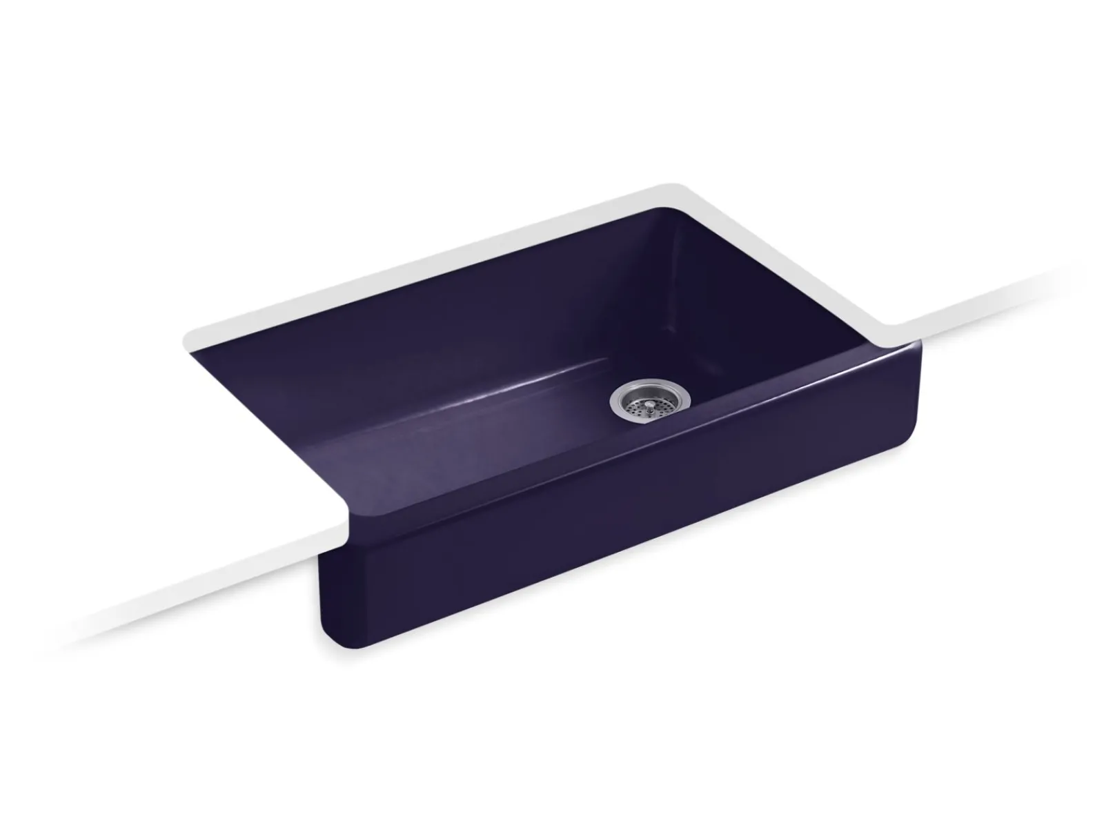 35-1/2" undermount single-bowl farmhouse kitchen sink^Kohler Hot