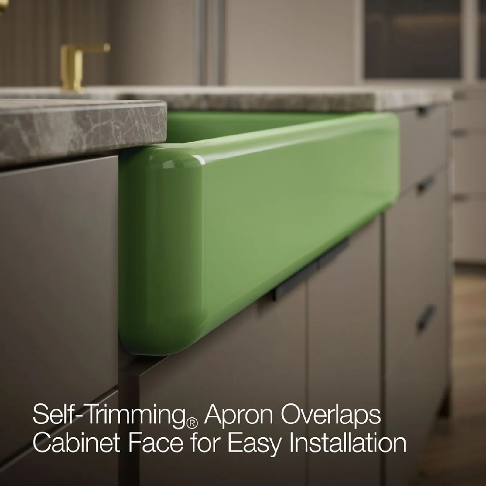 35-1/2" undermount single-bowl farmhouse kitchen sink^Kohler Hot