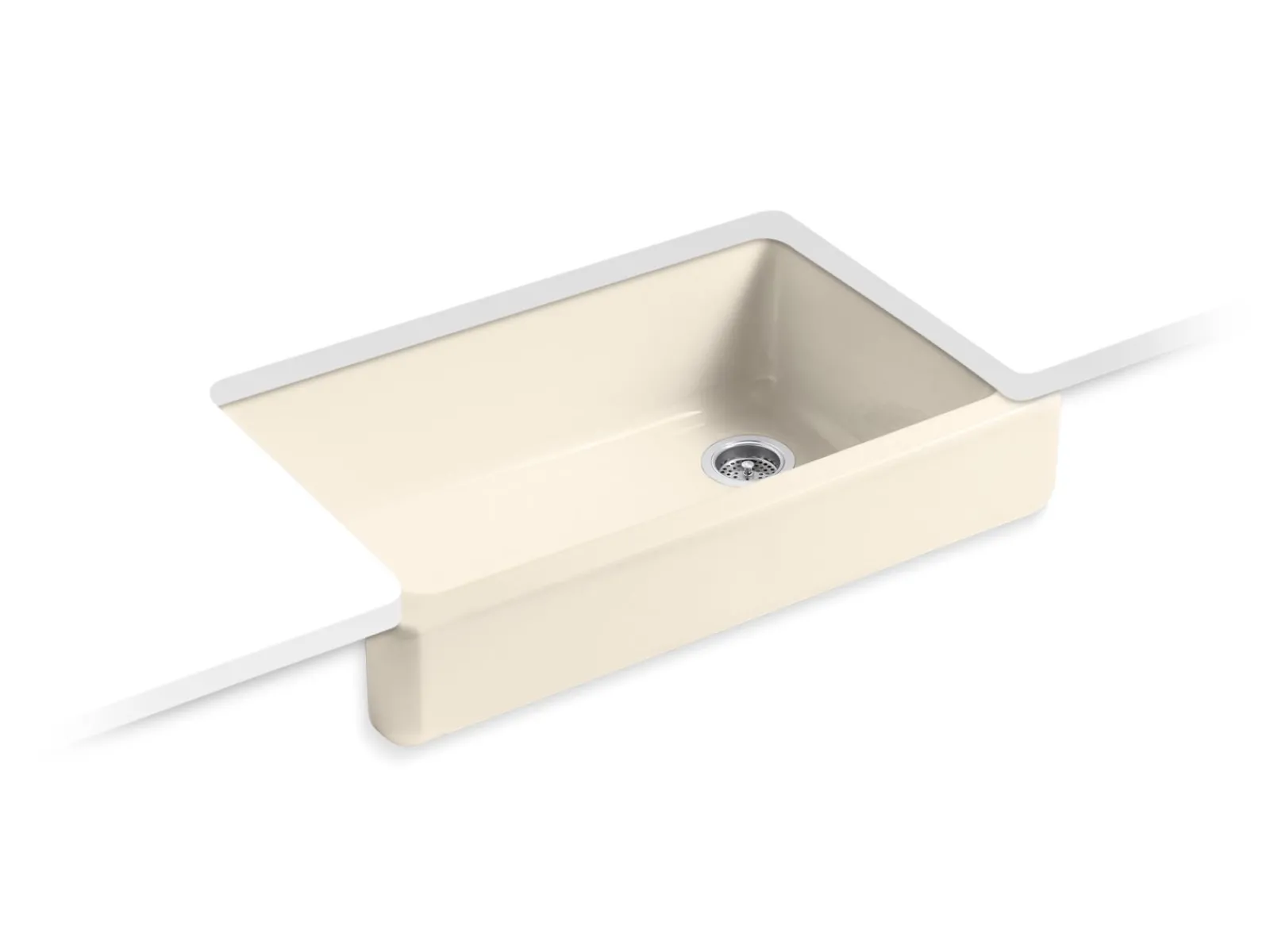 35-1/2" undermount single-bowl farmhouse kitchen sink^Kohler Hot