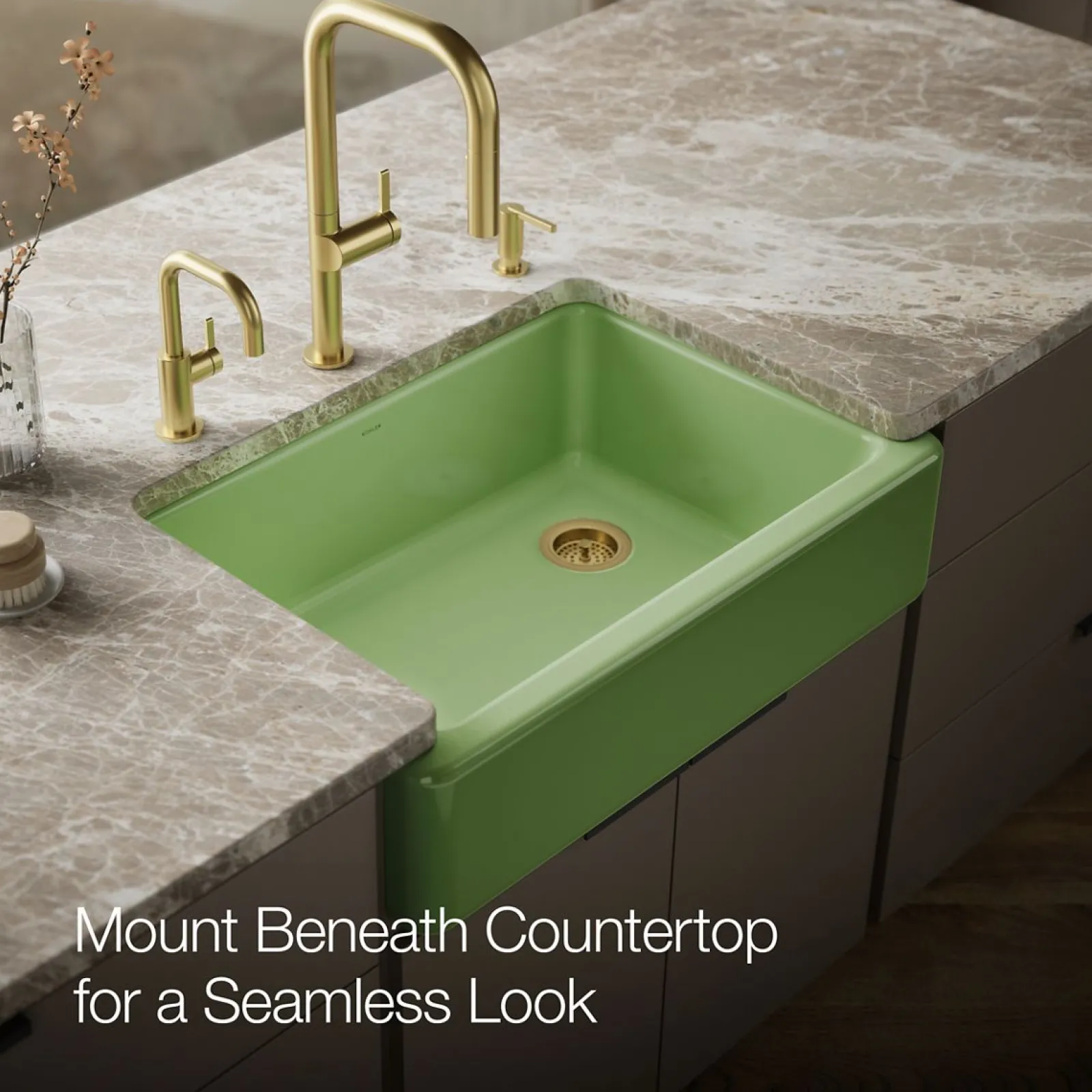32-3/4" undermount single-bowl farmhouse kitchen sink^Kohler Sale