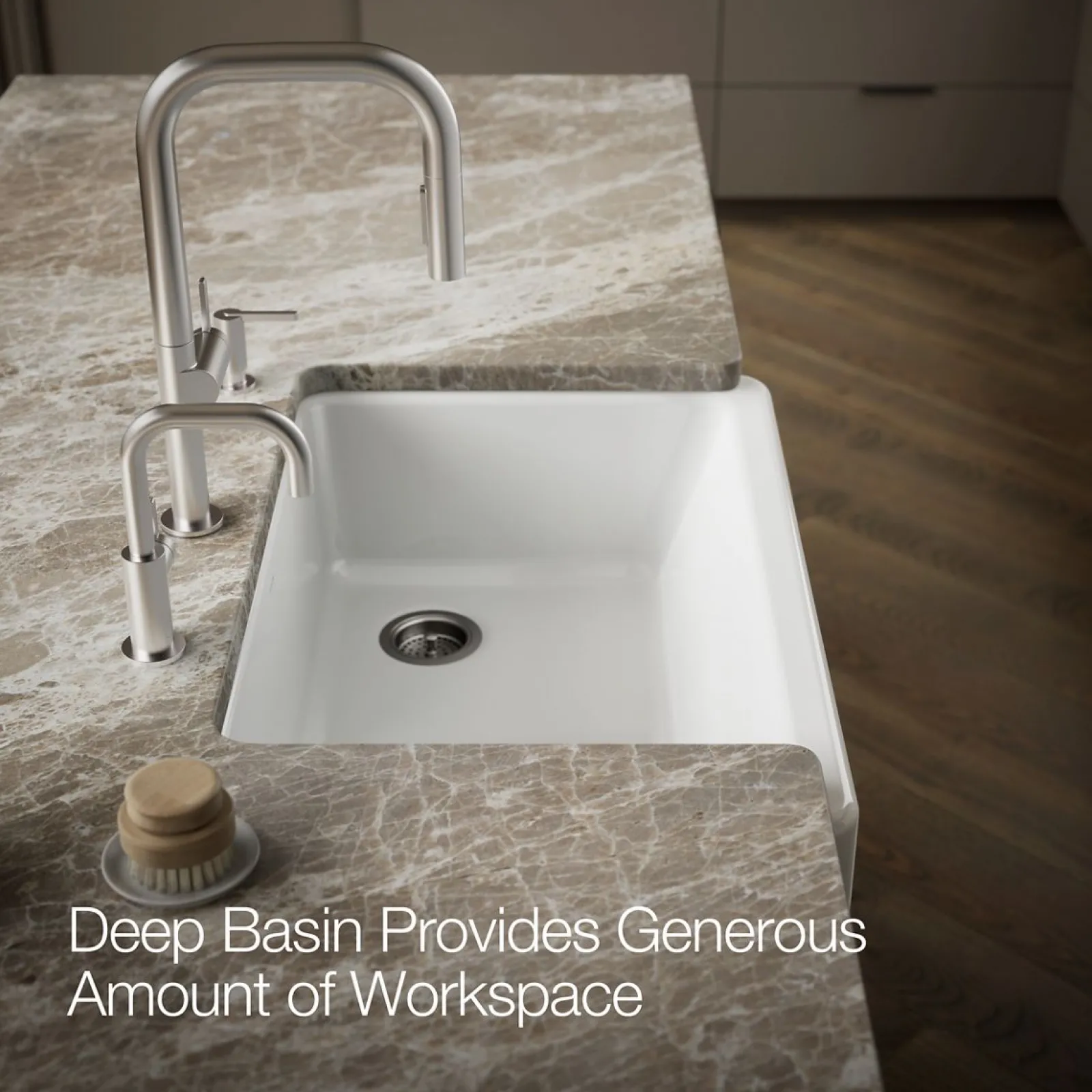 32-3/4" undermount single-bowl farmhouse kitchen sink^Kohler Sale