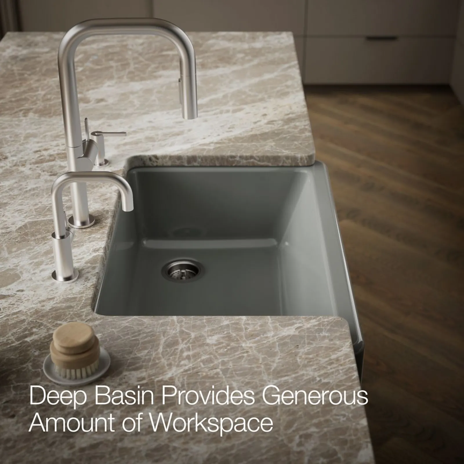 32-3/4" undermount single-bowl farmhouse kitchen sink^Kohler Sale