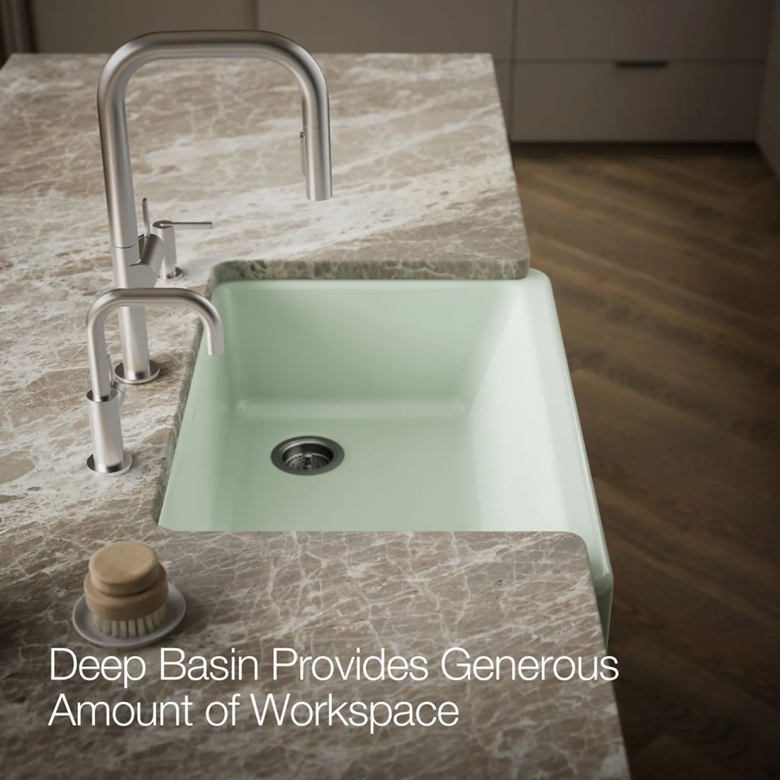 32-3/4" undermount single-bowl farmhouse kitchen sink^Kohler Sale