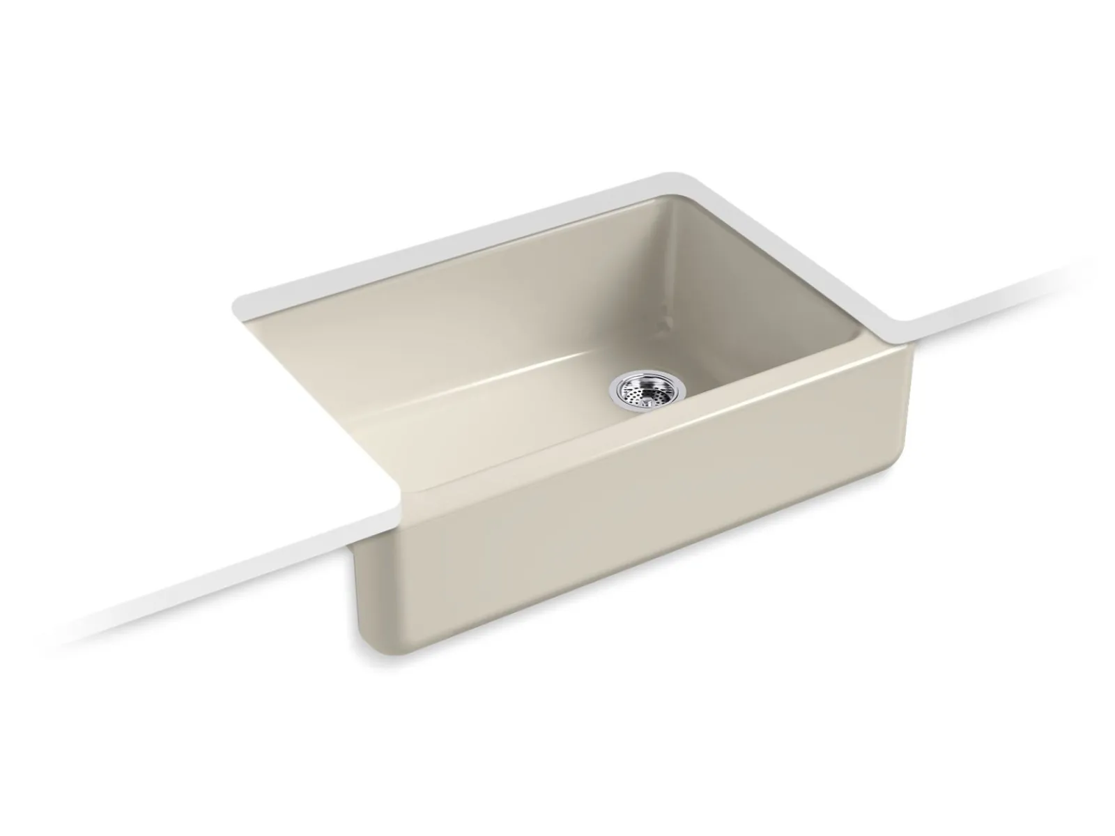 32-3/4" undermount single-bowl farmhouse kitchen sink^Kohler Sale