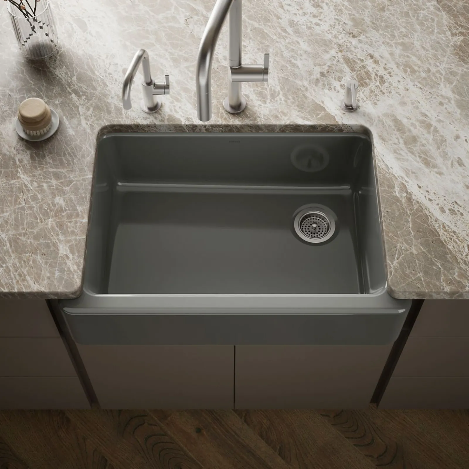 32-3/4" undermount single-bowl farmhouse kitchen sink^Kohler Sale