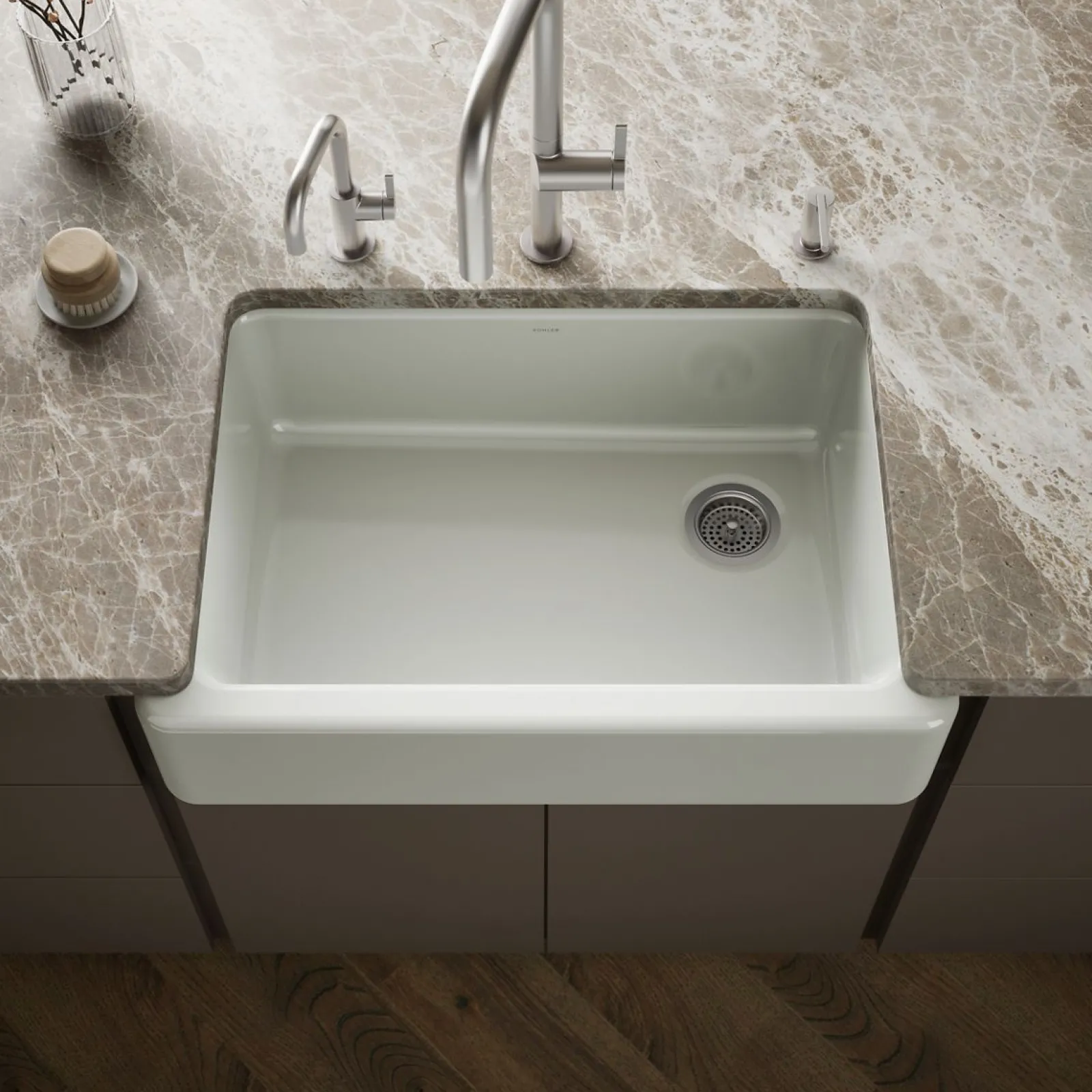 32-3/4" undermount single-bowl farmhouse kitchen sink^Kohler Sale
