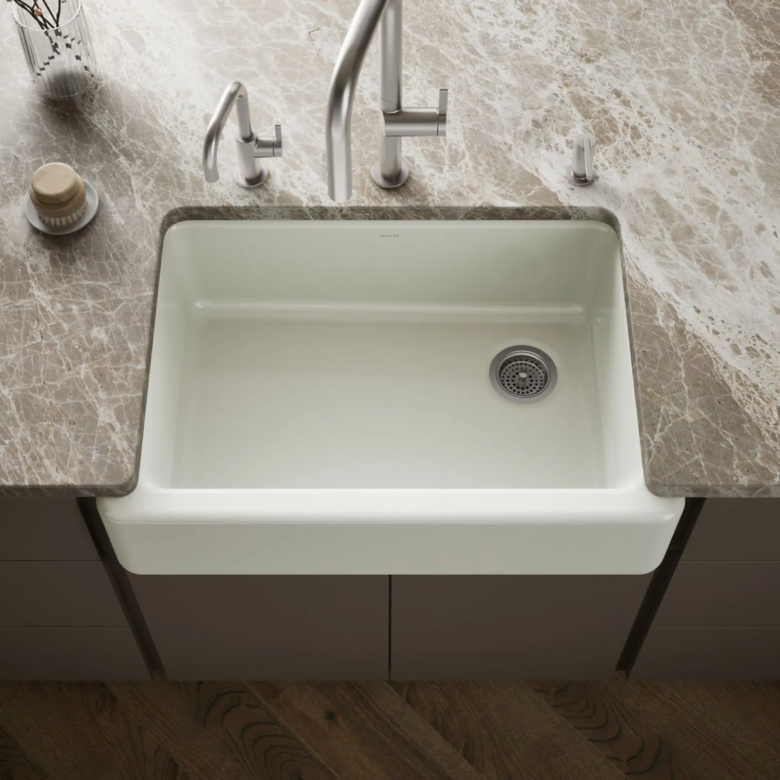 32-3/4" undermount single-bowl farmhouse kitchen sink^Kohler Sale