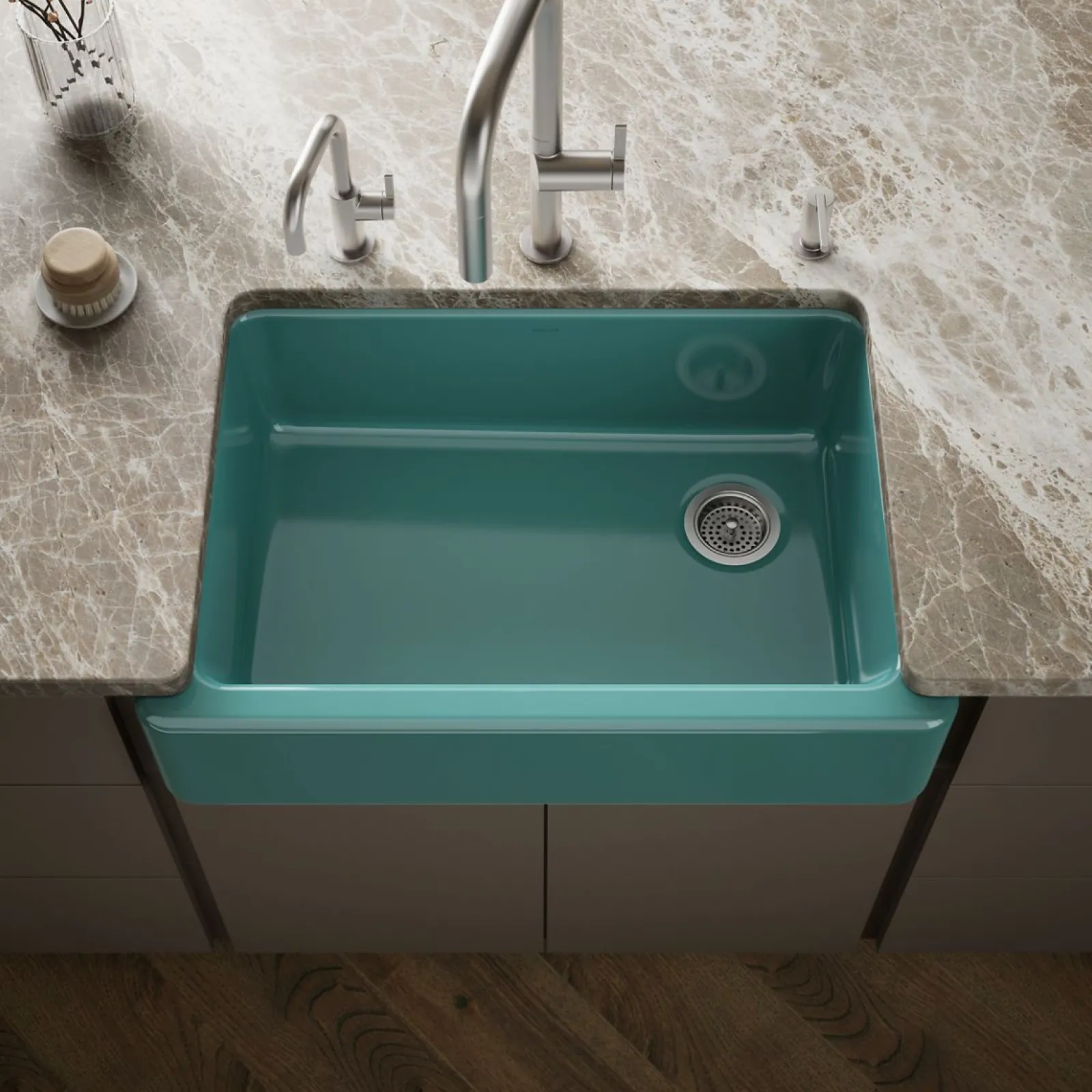 32-3/4" undermount single-bowl farmhouse kitchen sink^Kohler Sale