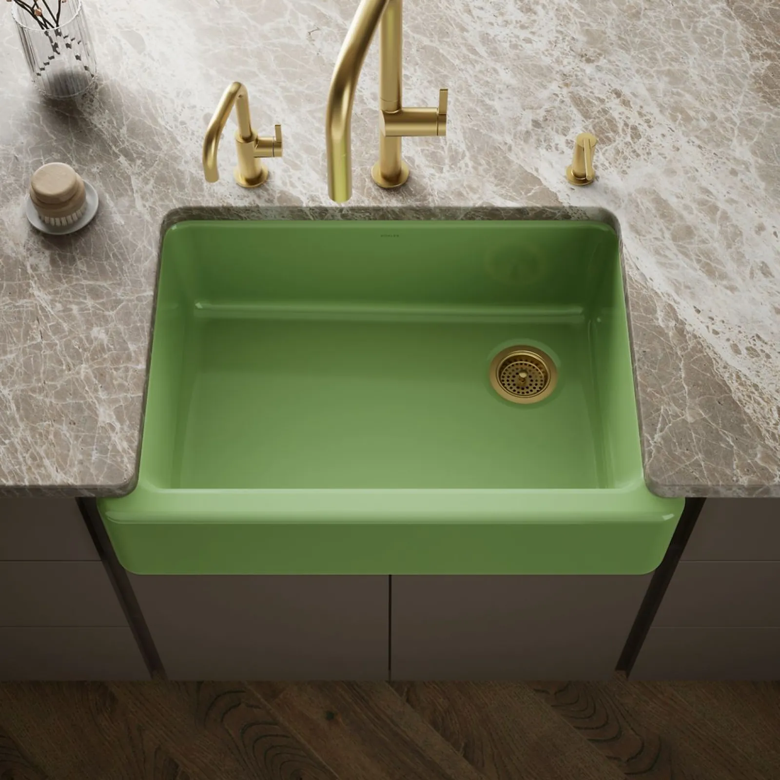 32-3/4" undermount single-bowl farmhouse kitchen sink^Kohler Sale