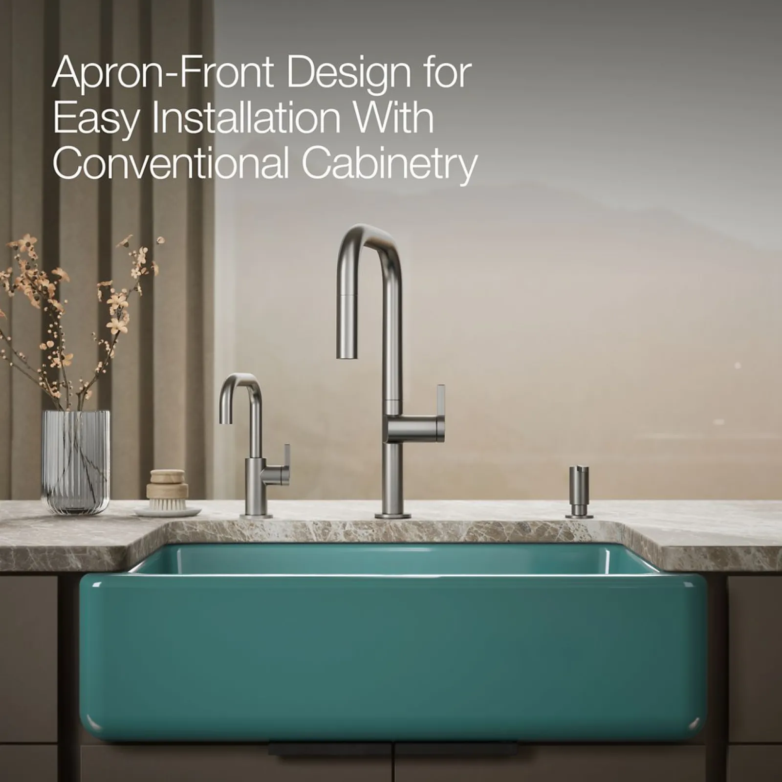 32-3/4" undermount single-bowl farmhouse kitchen sink^Kohler Sale