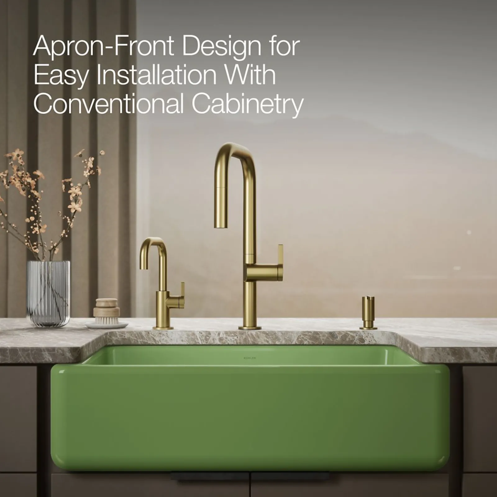 32-3/4" undermount single-bowl farmhouse kitchen sink^Kohler Sale