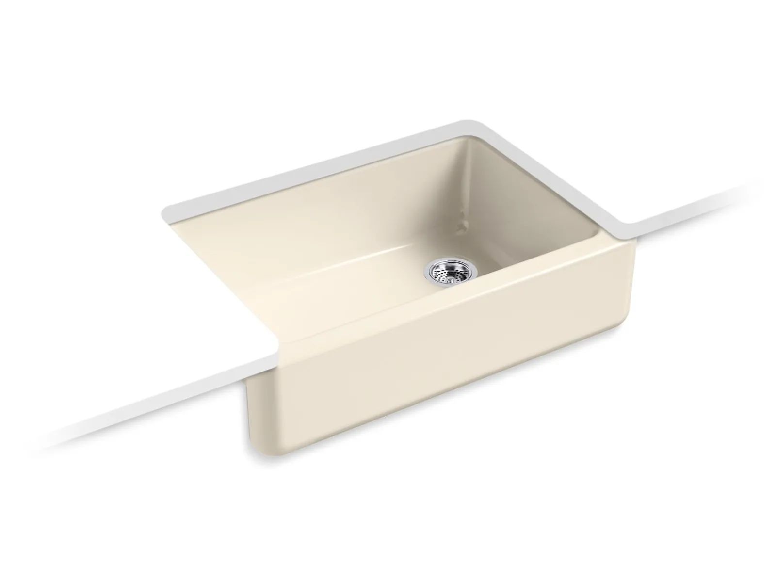 32-3/4" undermount single-bowl farmhouse kitchen sink^Kohler Sale