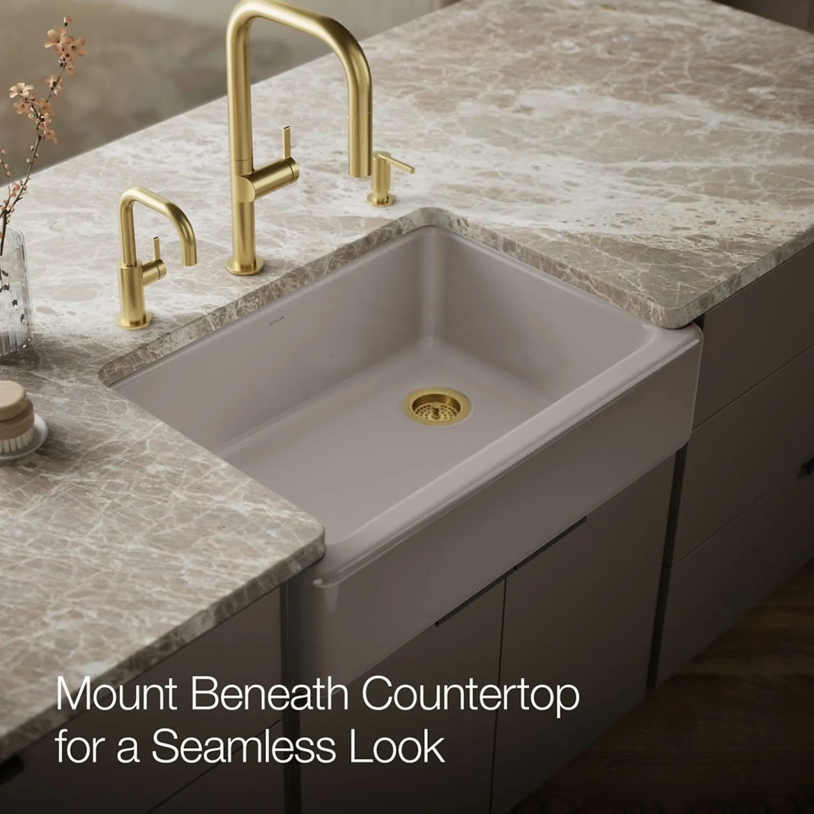 32-3/4" undermount single-bowl farmhouse kitchen sink^Kohler Sale