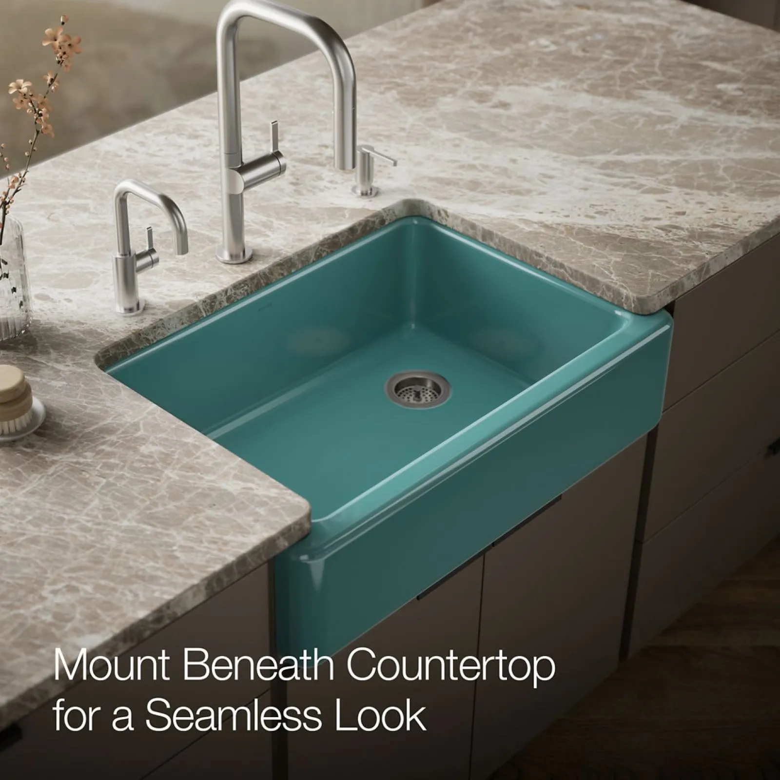 32-3/4" undermount single-bowl farmhouse kitchen sink^Kohler Sale