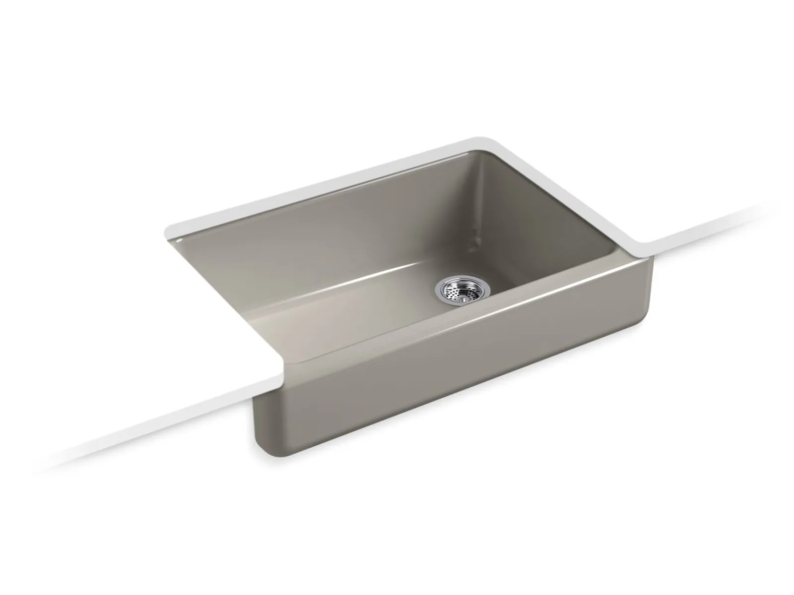 32-1/2" undermount single-bowl farmhouse kitchen sink^Kohler Outlet