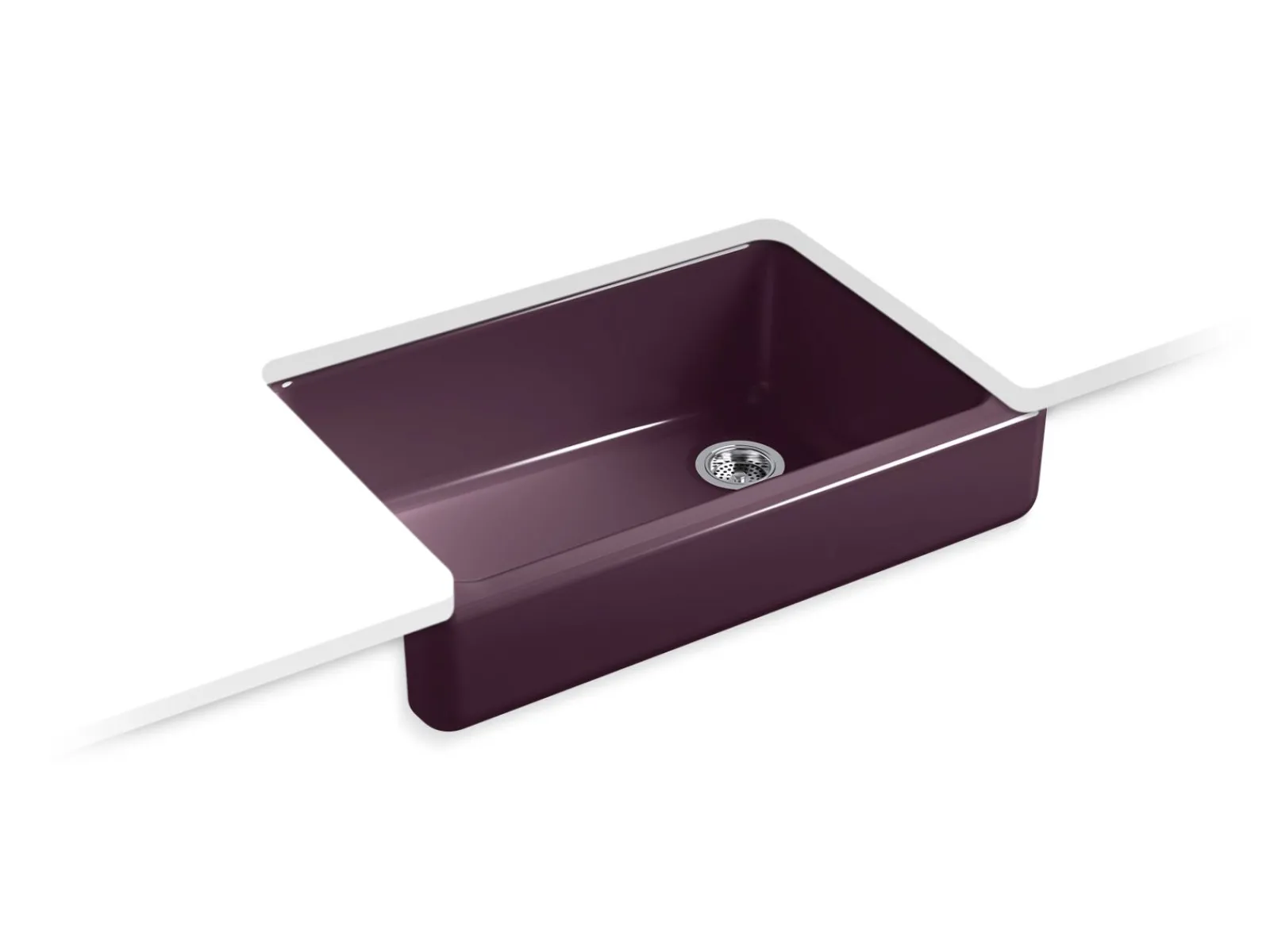 32-1/2" undermount single-bowl farmhouse kitchen sink^Kohler Outlet