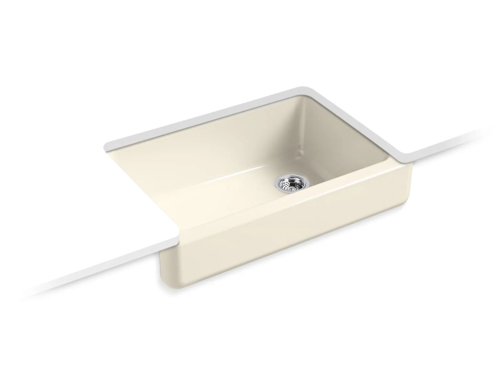 32-1/2" undermount single-bowl farmhouse kitchen sink^Kohler Outlet