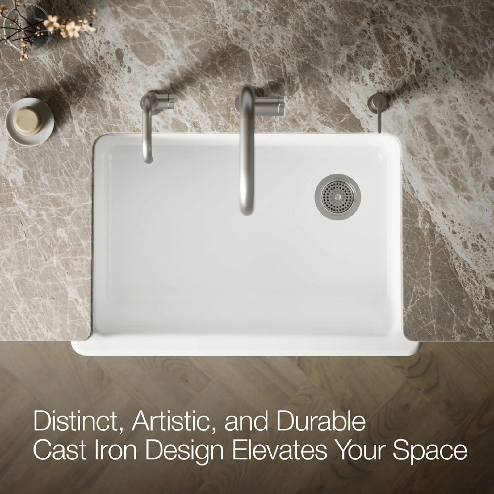 32-1/2" undermount single-bowl farmhouse kitchen sink^Kohler Outlet