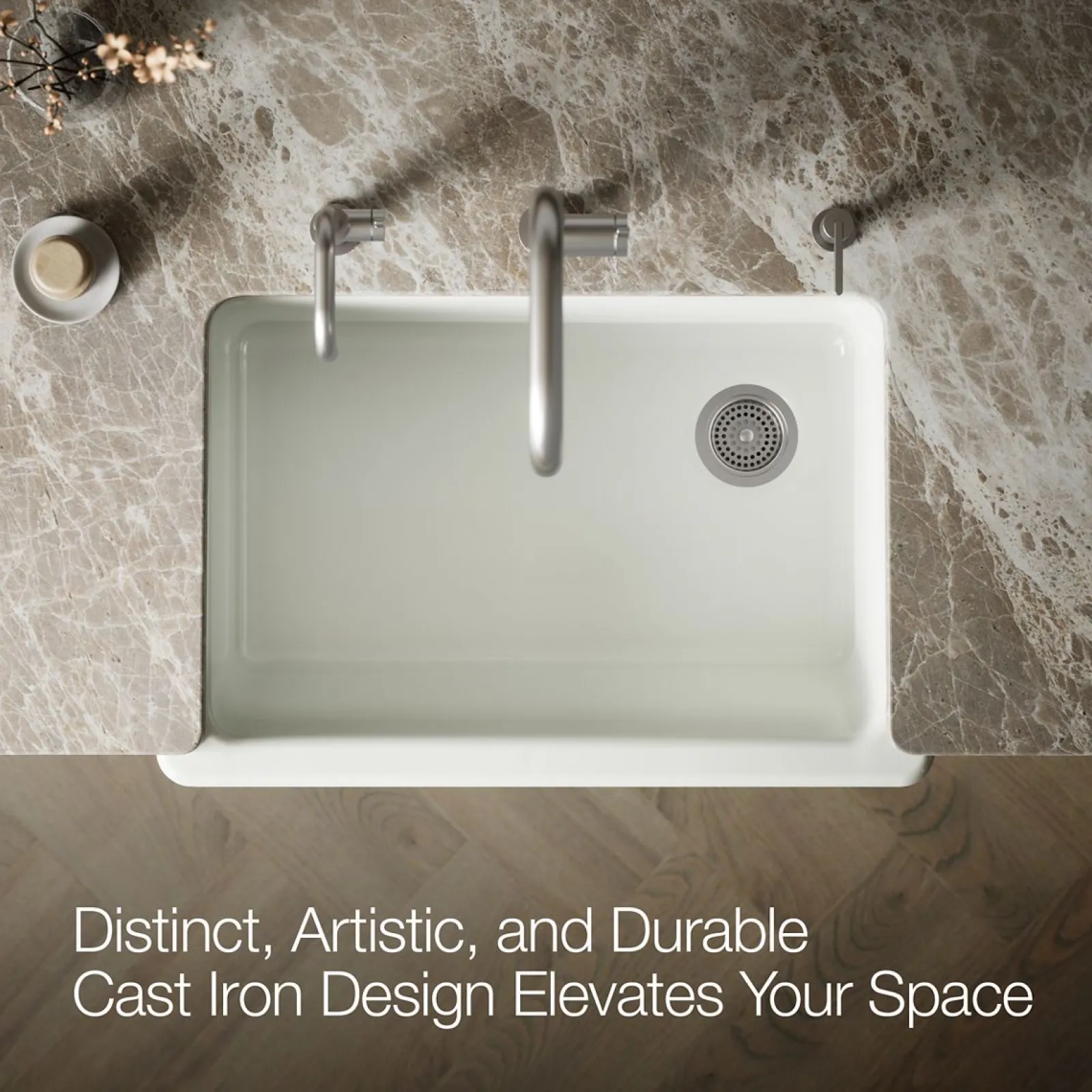 32-1/2" undermount single-bowl farmhouse kitchen sink^Kohler Outlet