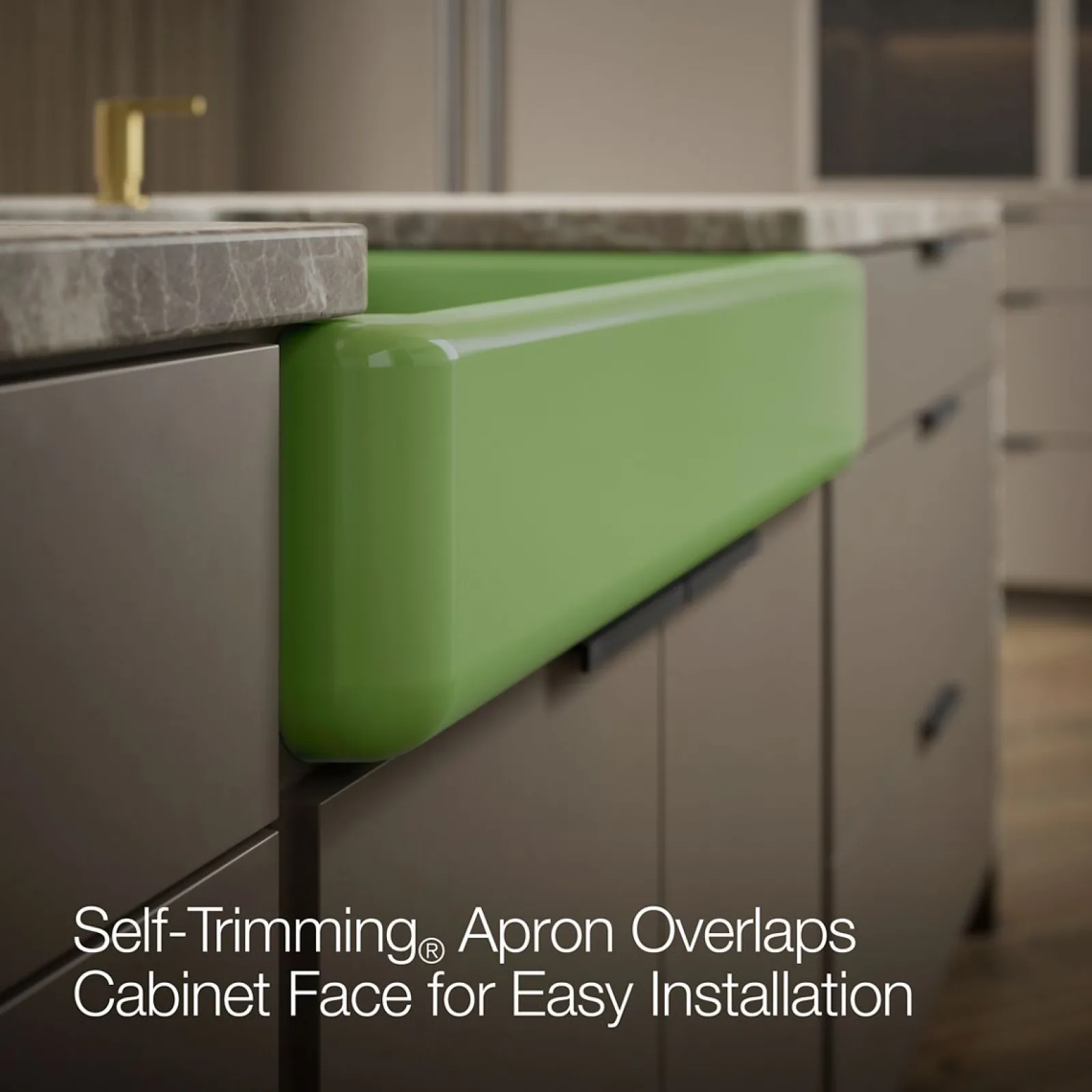 32-1/2" undermount single-bowl farmhouse kitchen sink^Kohler Outlet