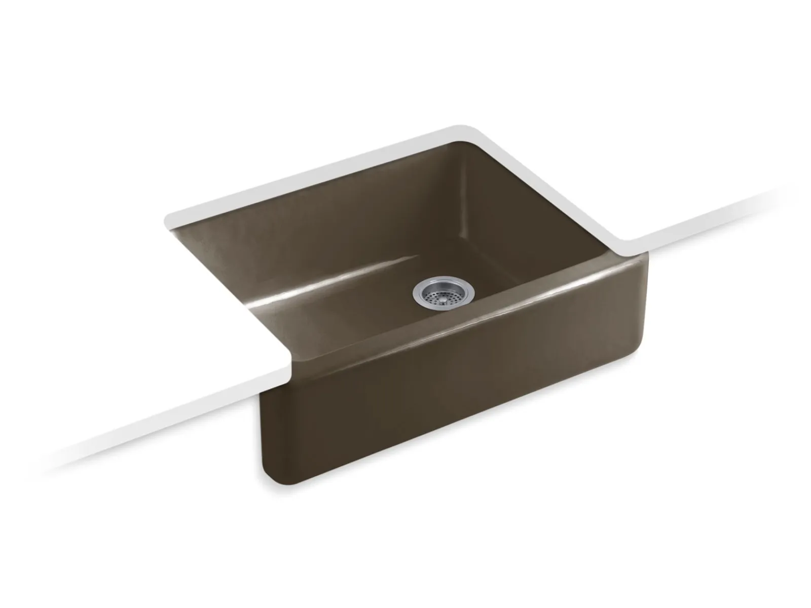 29-3/4" undermount single-bowl farmhouse kitchen sink^Kohler Clearance