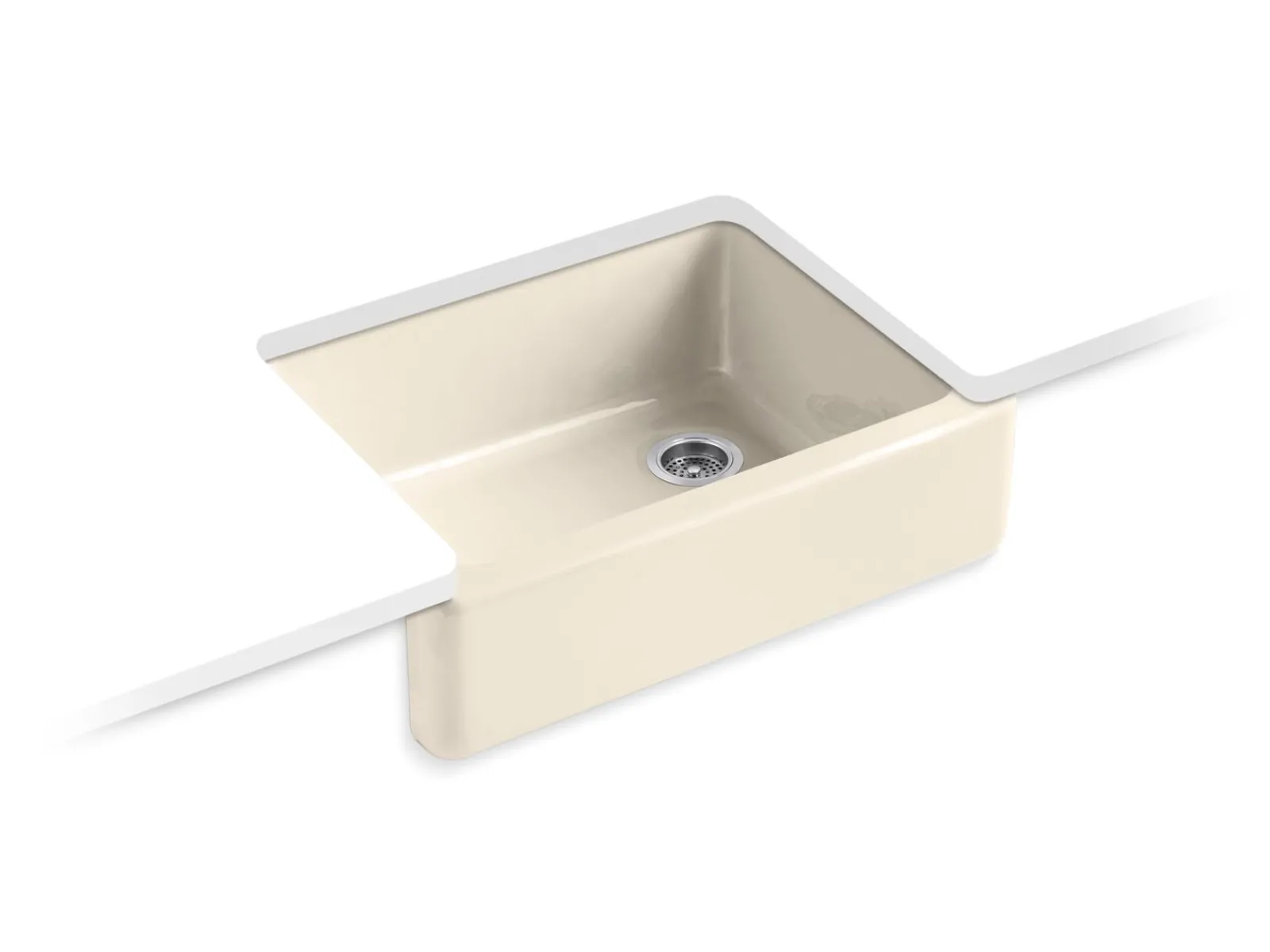 29-3/4" undermount single-bowl farmhouse kitchen sink^Kohler Clearance